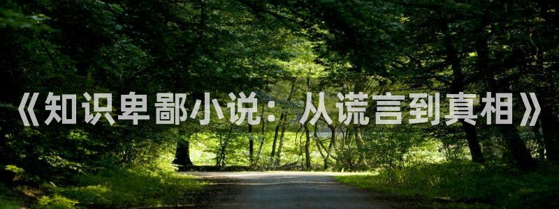 牛眼看书下载：《知识卑鄙小说：从谎言到真相》